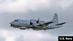 美國海軍EP-3偵察機。 (資料照片)