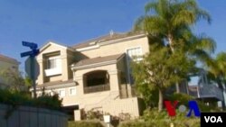 美國加州洛杉磯縣的一個月子中心外觀（美國之音國符拍攝）