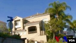 美国加州洛杉矶县的一个月子中心外观（美国之音国符拍摄）