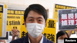 香港民主黨前立法會議員許智峯（路透社資料圖片）