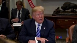 2018-05-15 美國之音視頻新聞: 川普總統與加拿大總理通電話呼籲盡快完成自貿談 判