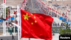 中國在巴布亞新幾內亞舉行一個中國援建項目竣工儀式（2018年11月16日）