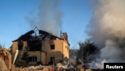 烏克蘭東北部哈爾科夫市遭到俄羅斯的飛彈攻擊。 （2024年5月10日）