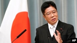 日本官房長官加藤勝信（Katsunobu Kato）