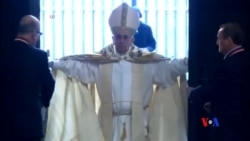 2015-12-08 美國之音視頻新聞: 教宗宣佈“慈悲特殊禧年”正式開始