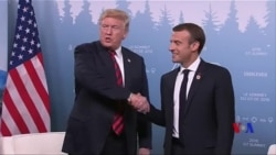 川普總統會見法加首腦堅持貿易必須“公平、對等” (粵語)