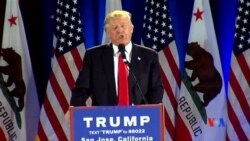 2016-06-03 美國之音視頻新聞: 川普與希拉里克林頓互相指責