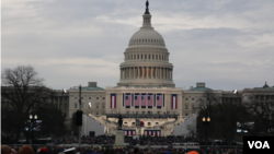國會山是1月20日總統就職典禮的主要場所(VOA)
