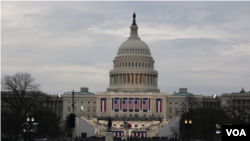 美國新總統川普就職儀式即將在國會山舉行（2017年1月20日）