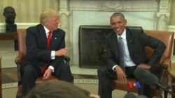 川普奧巴馬白宮相會