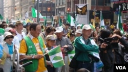 支持台灣加入聯合國的示威者在紐約市集會 (資料圖片)