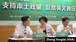 台灣本土政黨與社團2019年8月14日召開記者會支援蔡英文總統連任