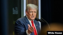 رئیس جمهور ترمپ. 