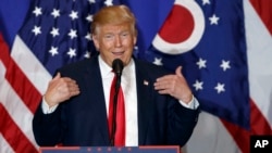 川普在俄亥俄州的競選大會上講話（2016年10月13日)
