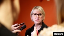 瑞典外長瓦爾斯特倫瑞典外交部長瓦爾斯特倫。(2018年3月16 路透社）