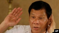 菲律賓總統杜特爾特（資料照片）