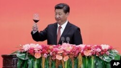 中國國家主席習近平9月4日在紀念抗日70週年發表講話後資料照。