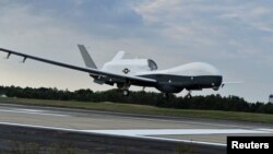 美軍MQ-4C海神偵察機。