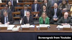 美國海軍助理部長布雷特·賽德爾、國會預算辦公室高級分析師艾瑞克·萊布斯等人3月11日出席國會聽證會。