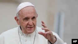 天主教教宗方濟各在梵蒂岡（2018年9月19日） 