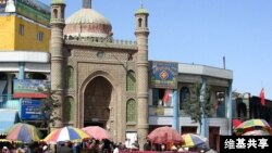 中國新疆維吾爾自治區和田市一清真寺(維基共享圖片)