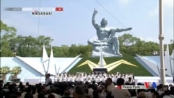 2015-08-09 美國之音視頻新聞:長崎原子彈爆炸70週年 生還者籲廢核反安保法