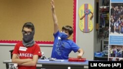 儘管新冠疫情在美仍肆虐學校已逐漸恢復課堂教學。（資料圖片）