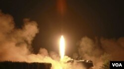 北韓上星期向西部附近海域發射短程彈道導彈