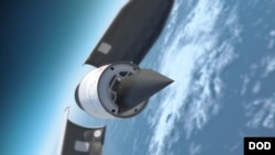 美國2011年高超音速試驗示意圖（美國國防部照片）