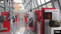 俄羅斯與中國都重視宣傳並加強媒體合作。一家俄羅斯官媒展示的蘇聯使用的電視設備。