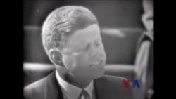 美国下半旗纪念肯尼迪总统遇刺五十周年