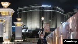 澳門賭城夜景 (崔子釗攝）