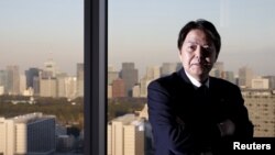 日本新任外務大臣林芳正。（2016年1月26日）