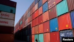 出口到美國的中國貨櫃箱