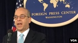 美國助理國務卿拉塞爾（美國之音張蓉湘拍攝）