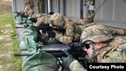 美国陆军驻欧洲部队2016年11月17日参与训练（美国陆军照片）