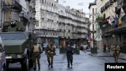 布魯塞爾街上有重兵把守