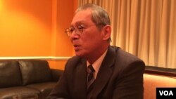 台灣駐美代表高碩泰(美國之音鍾辰芳拍攝)